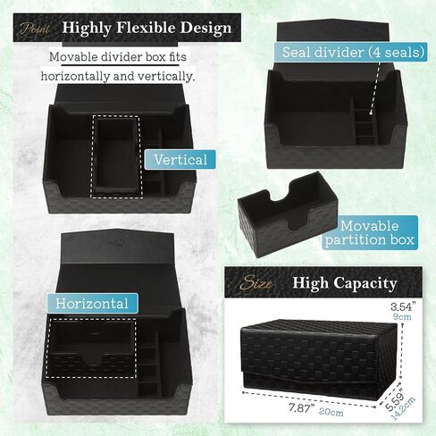 Möbius [Seal Stamp case Series with an Auspicious Checkered Pattern] Large Stamp case (Seal Stamps, Rubber Stamps, Business Stamps, Vermilion Stamps, Stamp mats, Stamp Pads, etc.) No. 08 in Saudi Arabia