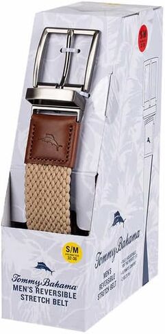 حزام مطاطي مضفر ذو وجهين للرجال من Tommy Bahama in Saudi Arabia