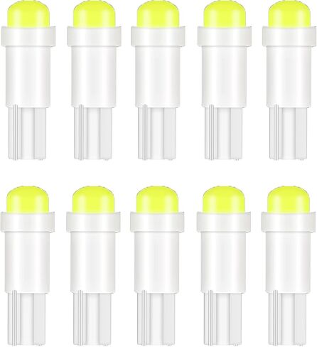 لمبة بديلة قبة T5 مغناطيسية 10 وحدات - 1 LED جودة COD SMD - السيارة، القارب، لوحة القيادة، عداد السرعة، الداخلية in Saudi Arabia