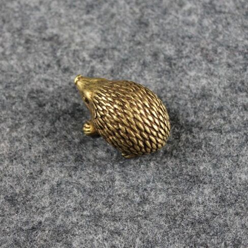 Copper Color Hedgehog Ornaments,Copper Hedgehog Small Sculpture,Mantis Feng Shui Brass Statue Animal Insect Garden Sculpture Figurine Home Décor Accents in Saudi Arabia