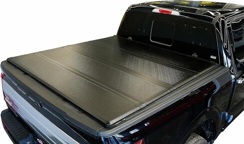 Hard Quad-Fold Truck Bed Tonneau Cover Compatible with 2022 2023 2024 Toyota Tundra 6.5FT/6.5'(79") Bed,YG107 in Saudi Arabia