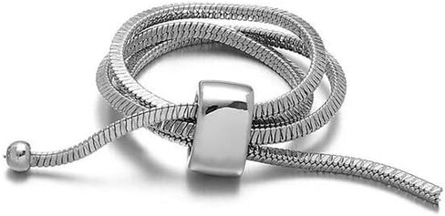 خواتم قابلة للتكديس للنساء، حلقات زوجين قابلة للتعديل، سلسلة ثعبان، مجوهرات للنساء والفتيات هدية in Kuwait