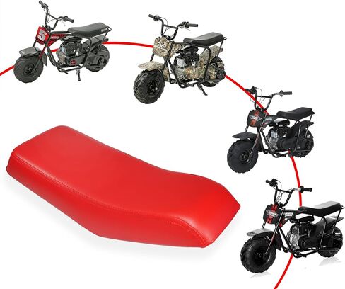 مقعد جديد مطور لـ Monster Mega Moto MMB80 80cc MMB105 105cc، لقطع غيار وسادة الدراجة الصغيرة Coleman Realtree RB100 RT100 (أسود) in Kuwait