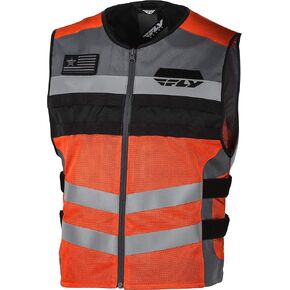 سترة FLY Racing للكبار Fast Pass (برتقالي نيون، 2X-Large/3X-Large)