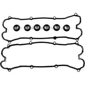 CNS Valve Cover Gasket Set Compatible with 98-04 Isuzu Rodeo Honda Acura V6 3.2L 3.5L 6VD1 6VE1