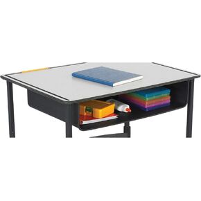 Safco Products 1212BL Book Box for AlphaBetter Desk, Black