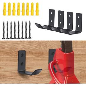 WINUER Jack Stand Wall Mount Organizer, Car Jack Stands Wall Hooks, Heavy Duty Stainless Steel Holder Hook, Universal Jack Stands Garage Accessories Fits 2 & 3 & 4 & 5 & 6 Ton Jack Stands (8PCS