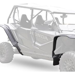 مشاعل حاجز موسعة من KIWI MASTER متوافقة مع ملحقات 2019-2024 Honda Talon 1000R 1000X 1000X4 1000R4 تحل محل OEM # 0SF70-HL6-A01 واقيات الطين الأمامية والخلفية