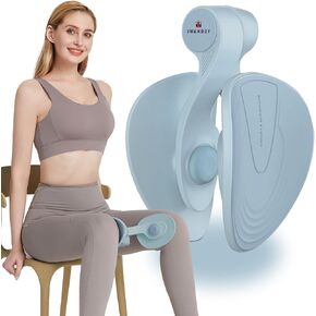 منتجات Kegel الرياضية / مدرب الفخذ الأنثوي / مدرب الفخذ / مدرب عضلات قاع الحوض / تونر الفخذ الداخلي / قاع الحوض لإعادة تأهيل ما بعد الولادة / معدات رياضية للياقة البدنية العائلية (وردي)