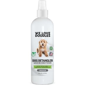 We Love Doodles Dog Detangler Spray - Leave-in Conditioner for Dogs - Dog Detangling Spray - Dematting Spray for Dogs - Tangle Remover - Made in The USA (Lavender)