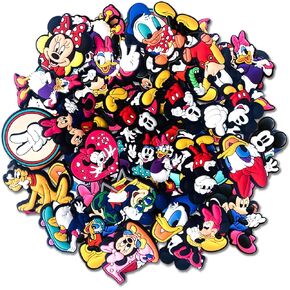 20 35Pcs Shoe Decoration Charms for Croc Clog, Cute Cartoon Charms Accessories for Shoes