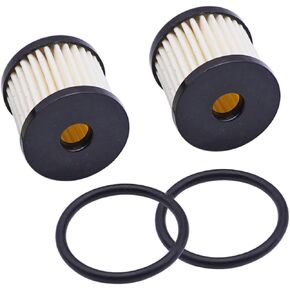Fuel Filter Kit 0707-0012 61011-04A Compatible with Harley Davidson FLD/FLHR/FXD/FXDWG/FXDXI/FXSTC 2 Pcs