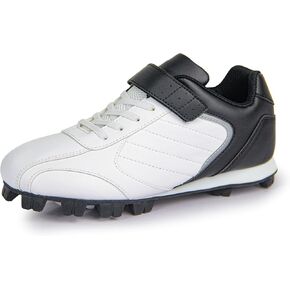 Kids Baseball Cleats - Youth Rubber Molded Softball Cleat - Boys Girls Low Top Athletic Shoes