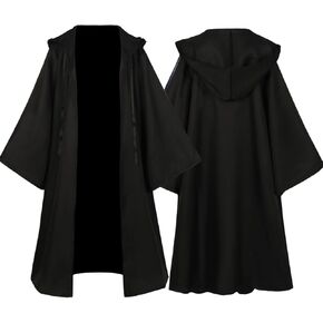 Anime Costume Magic and Muscles Cosplay Mashle Robe Magic Cloak Hooded Wizard Cape Halloween