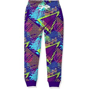 Idgreatim 6-16T Boys Girls Jogger Pants Funny 3D Graphic Sweatpants Kids Casual Sport Trousers with Pockets