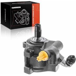 A-Premium Power Steering Pump Compatible with Ford F-250 Super Duty/F-350 Super Duty/F-450 Super Duty/F-550 Super Duty 2008-2010, V8 6.4L Diesel, Replace # STP219RM, 7C3Z3A674D