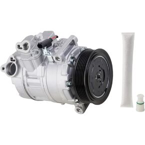 AC Compressor w/A/C Drier For BMW 325i 328i 330i 530i 325xi 328xi 330xi 530xi M3 M5 & Z4 sDrive30i - BuyAutoParts 60-86572R2 New