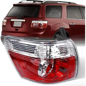 Brake Tail Light for GMC Acadia 2007-2012 - GM2800216 Rear Taillight Assembly for 20912757 - Outer Tail Lamp for Driver Side LH