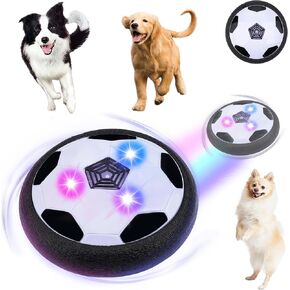 Pet Toy Flying Saucer Ball Dog Balls - Light Herding Toy for Rolling Fun (6 Lights)