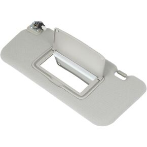 SCITOO Gray Left Driver Side Sun Visor Assembly fit for 2009 2010 2011 2012 2013 2014 for Nissan Murano with Sunroof