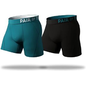 Pair of Thieves Men's SuperCool Boxer Brief Underwear with Vents, Supportive Pouch & Moisture-Wicking Anti-Odor Tech