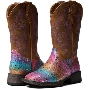 ROPER Girl's Glitter Rainbow (Toddler/Little Kid) Tan 12 Little Kid M