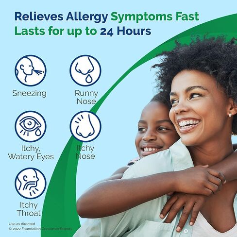 Alavert Allergy 24 Hour Relief, Citrus Burst Flavor, Orally Disintegrating Allergy Tablets, Non-drowsy Antihistamine, Loratadine 10mg, 18 Count in Saudi Arabia