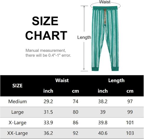 JINSHI Men's Fishnet Striped Lounge Pants Drawstring Lightweight Pyjama Trousers Legging Muscle UnderPants Swimwear in Kuwait