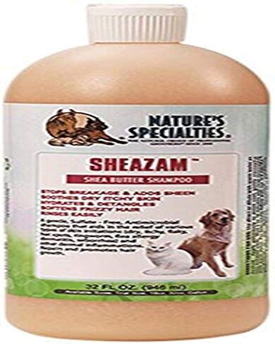 Nature's Specialties Sheazam Shea Butter Shampoo for Dogs Cats, Non-Toxic Biodegradeable, 2oz (SHEA02) in Saudi Arabia