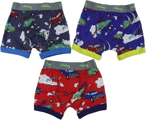 Dohaeris Boys Boxer Briefs Set of 5 Cotton Soft Panties Toddler Kids 3 pcs pack Briefs Multipack in Saudi Arabia