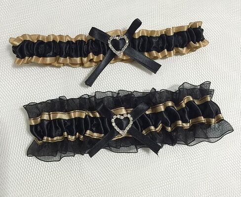 Wedding Bridal Legs Garter Set Elastic Prom Garter Belt Accessories for Women with Beads in Saudi Arabia
