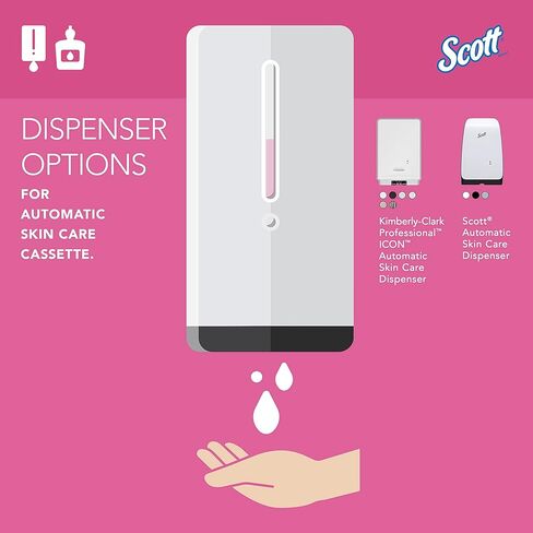 Scott® Foam Hand Soap with Moisturizers (91552), 1.0 L Pink, Floral Scent Manual Hand Soap Refills for compatible Scott® Essential Manual Dispensers (6 Bottles/Case) in Saudi Arabia