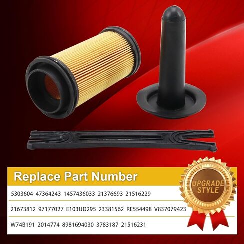 UF101 فلتر وقود شاحنة اليوريا يستبدل 5303604 47364243 1457436033 21376693 21516229 D295 21673812 97177027 E103UD295 23381562 RE554498 متوافق مع Ford New Holland Iveco ISB ISX15 6.7 كبير (عبوة من 6) in Kuwait