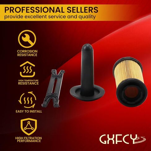 UF101 فلتر وقود شاحنة اليوريا يستبدل 5303604 47364243 1457436033 21376693 21516229 D295 21673812 97177027 E103UD295 23381562 RE554498 متوافق مع Ford New Holland Iveco ISB ISX15 6.7 كبير (عبوة من 6) in Kuwait