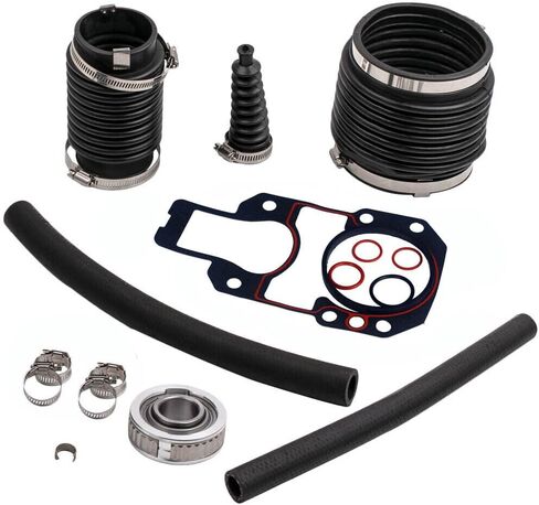 30-803097T1 Transom Repair Kit for MerCruiser Sterndrive Alpha One R MR Outdrive with Seal Gimbal Bearing Exhaust Bellow Hose Clamp Outboard Boat Engine Replacement Parts Sierra 18-2601-1 in Saudi Arabia