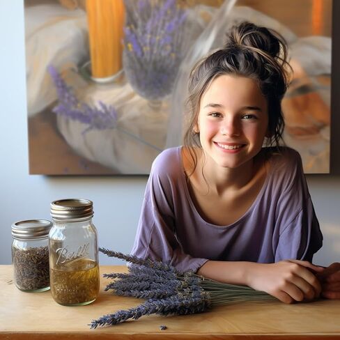 70pcs Dried Lavender Purple Flower 15inchs Dried Lavender Bouquet for Vase Home Weeding Decoration Flower Arrangements in Saudi Arabia