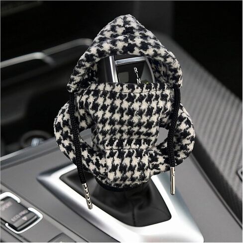 Car Gear Shift Hoodie, Mini Funny Fashionable Automotive Gear Shifter Cover, Winter Warm Car Shift Knob Sweater Protector, Universal Interior Car Accessories for Decoration (Starry Sky) in Saudi Arabia