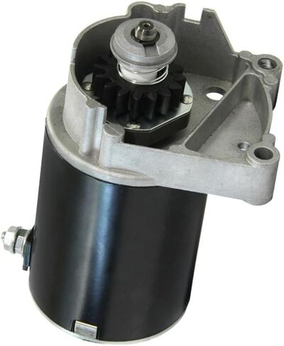 Starter Motor Compatible with Briggs V Twin 14HP 16HP 18HP with Replace OE Part # 393017 498148 394674 394808 497596 399928 495100 in Kuwait