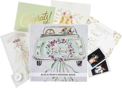 Cards By Artkive Wedding Card Keepsake Album - We Transform Your Cards into a Keepsake Premium Organizer Book, Combine with Uploaded photos, Save the Date, Menus and other detail (Get Cards Back) in Saudi Arabia