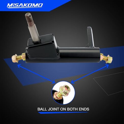 Left Spindle Steering Knuckle with Ball Joint Assembly Compatible With 196cc 6.5 Hp Coleman KT196 Go Kart, Coleman Powersports CK196-T, 200cc Hisun HS200GK in Saudi Arabia