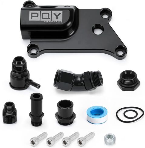 مدخل مستقيم لغطاء سائل التبريد العلوي مع رقبة حشو مدمجة متوافقة مع هوندا K24 K20Z3 الفضية in Kuwait