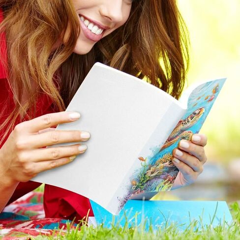 واقي الكتب ذو الأكمام الزهرية من Dasiy، أغطية الكتب للكتب الورقية ذات الغلاف الصلب حتى 9 × 11 بوصة، قماش قابل للغسل، أكمام الكتب بسحاب، هدايا لمحبي الكتب in Kuwait
