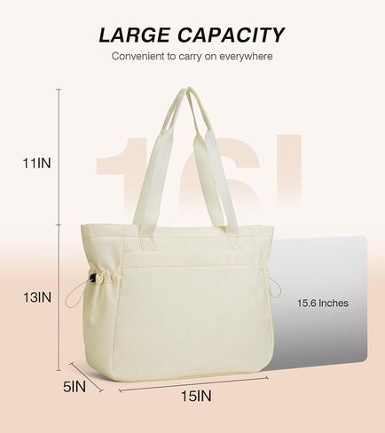 Marvolia Large Tote Bag for Women - Lightweight Travel Tote Handbags Work Tote Bags with Zipper for Gym Travel Work in Saudi Arabia