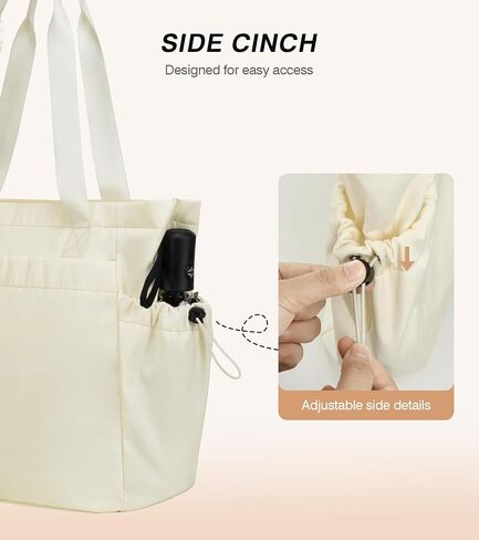 Marvolia Large Tote Bag for Women - Lightweight Travel Tote Handbags Work Tote Bags with Zipper for Gym Travel Work in Saudi Arabia