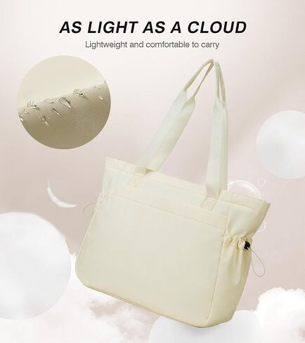 Marvolia Large Tote Bag for Women - Lightweight Travel Tote Handbags Work Tote Bags with Zipper for Gym Travel Work in Saudi Arabia