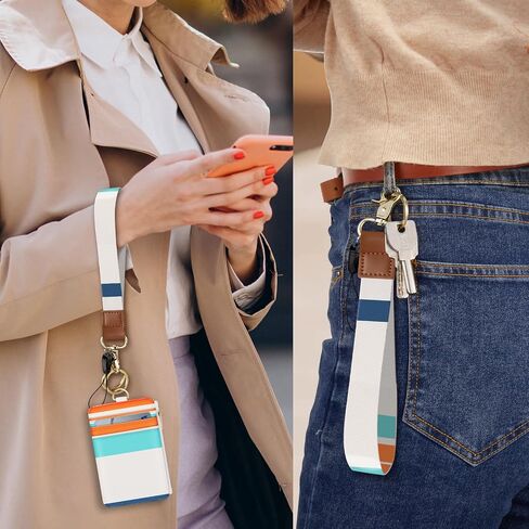 Plifal Lanyards for Keys Wristlet Keychain Wrist Lanyard Wallet for Women American USA Flag Wristlet Strap for Car Keys Short Small Wrist Key Holder Key Chain Strap in Saudi Arabia