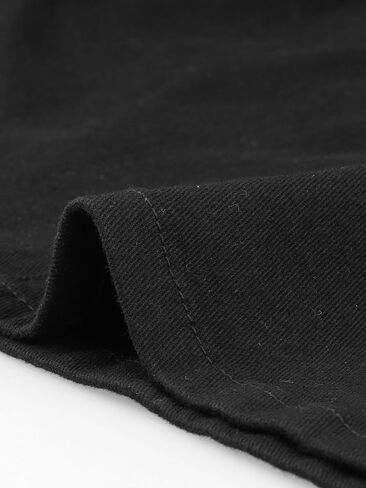 Allegra K Cargo Skirt for Women's High Waisted Pencil Skirt Flap Pocket A-Line Jean Midi Skirt in Saudi Arabia