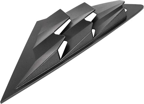 Rear & Side Window Louvers Windshield Sunshade Covers for 2013-2020 Ford Fusion S, SE, S Hybrid, Hybrid SE, Titanium, Hybrid Titanium, Energi SE, Energi Titanium in GT Lambo Style ABS Matte Black in Saudi Arabia
