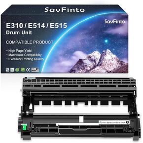 E310 E310dw Drum Unit Replacement for Dell E310dw E514dw E515dw E515dn E310 E515 E514 Printer (Dell PVTHG, 593-BBKD, P7RMX) (12,000 Pages, Black, 1-Pack)