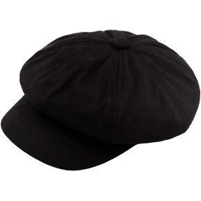 Womens Suede 8 Panel Ivy Newsboy Cabbie Gatsby Painter Beret Hat Cap